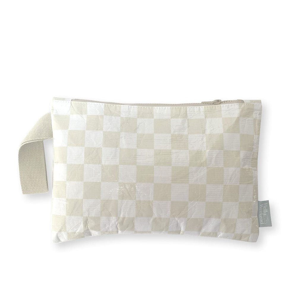 Checkerboard Good To Go Pouch - Reusable bags online | Daily bags | Shopper bags | Weekender bags  Hello Weekend