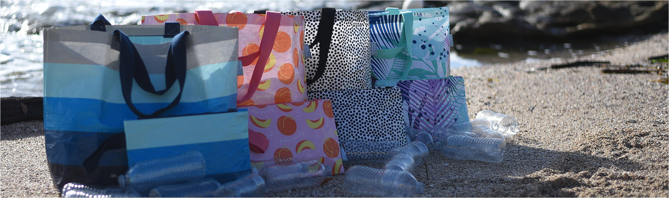 bags made from plastic bottles