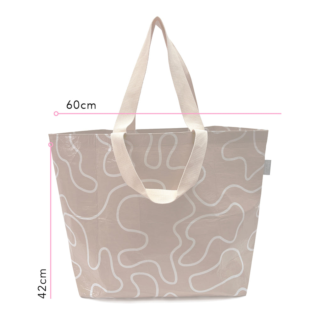 Latte - Weekender Bag - Reusable bags online | Daily bags | Shopper bags | Good to go pouch bags Hello Weekend