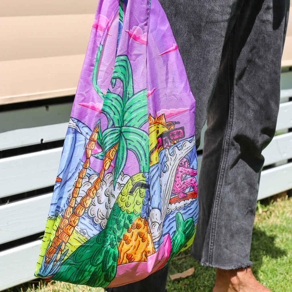 Mulga The Artist - Shopper Bag - Reusable bags online | Daily bags | Shopper bags | Weekender bags  Hello Weekend