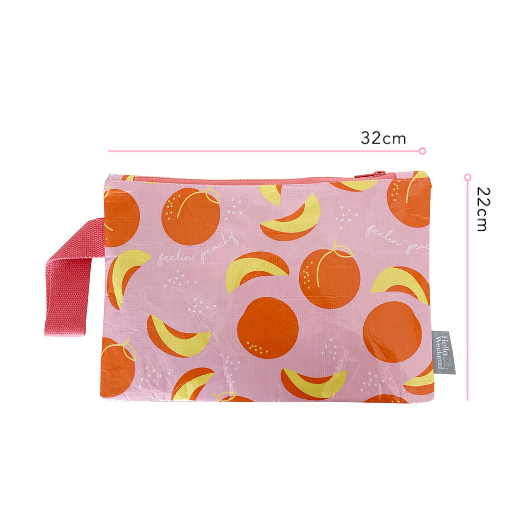 Feelin' Peachy - Good To Go Pouch - Reusable bags online | Daily bags | Shopper bags | Weekender bags Hello Weekend