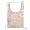 Wavy Neutral Print - Shopper Bag - Reusable bags online | Daily bags | Shopper bags | Weekender bags  Hello Weekend