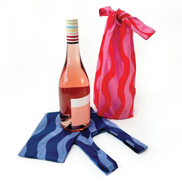 Wavy Wine Bags - Reusable bags online | Daily bags | Shopper bags | Weekender bags  Hello Weekend