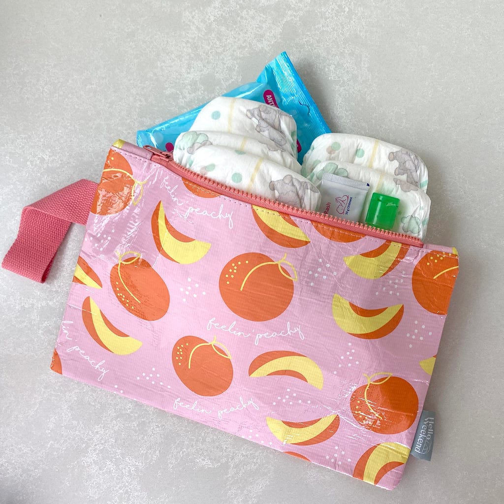 Feelin' Peachy - Good To Go Pouch - Reusable bags online | Daily bags | Shopper bags | Weekender bags  Hello Weekend