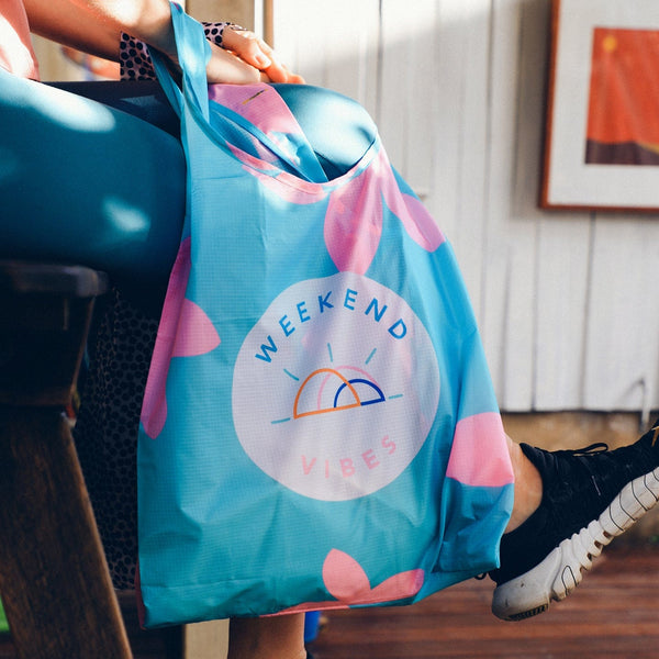 Weekend Vibes - Shopper Bag - Reusable bags online | Daily bags | Shopper bags | Weekender bags  Hello Weekend